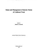 Tapa de Status and management of interior stocks of cutthroat trout
