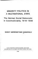 Tapa de Minority politics in a multinational state