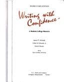 Tapa de Writing with confidence