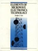 Tapa de Elements of microwave electronics technology