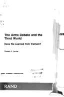 Tapa de The arms debate and the Third World