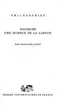 Tapa de Saussure, une science de la langue