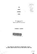 Tapa de The world economic order