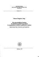 Tapa de Die Wirtschaftliche Position der Bundesrepublik Deutschland in ausgewählten asiatisch-pazifischen Ländern