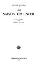 Tapa de Une  saison en enfer