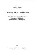 Tapa de Zwischen Faktum und Fiktion
