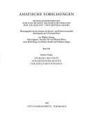 Tapa de Studien und Texte zur Kriegsgeschichte der südlichen Sungzeit