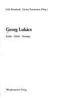 Tapa de Georg Lukács