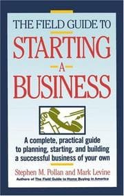 Tapa de The field guide to starting a business