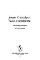 Tapa de Robert Champigny