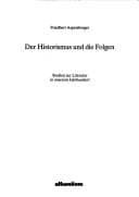 Tapa de Der Historismus und die Folgen