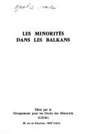 Tapa de Les minorités dans les Balkans