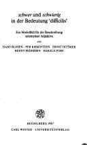 Tapa de Schwer und schwierig in der Bedeutung "difficilis"