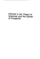 Tapa de FOCUS in the theory of grammar and the syntax of Hungarian