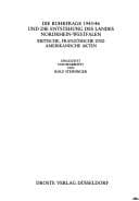 Tapa de Die Ruhrfrage 1945/46 und die Entstehung des Landes Nordrhein-Westfalen