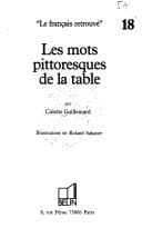 Tapa de Les mots pittoresques de la table