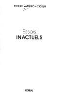 Tapa de Essais inactuels