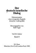 Tapa de Der Deutsch-israelische Dialog