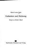 Tapa de Gedanken und Dichtung