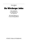 Tapa de Die Würzburger Juden