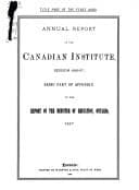 Tapa de The annual archaeological reports of Ontario, 1887-1928