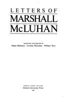 Tapa de Letters of Marshall McLuhan
