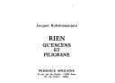Tapa de Rien qu'encens et filigrane