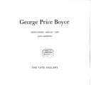 Tapa de George Price Boyce
