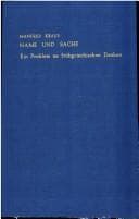 Tapa de Name und Sache