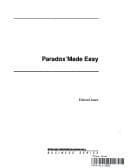 Tapa de Paradox made easy