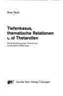 Tapa de Tiefenkasus, thematische Relationen und Thetarollen
