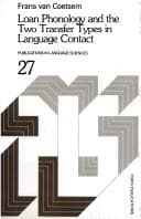 Tapa de Loan phonology and the two transfer types in language contact