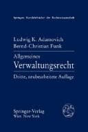 Tapa de Allgemeines Verwaltungsrecht