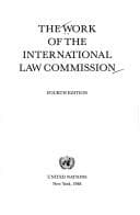 Tapa de The Work of the International Law Commission