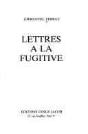Tapa de Lettres à la fugitive