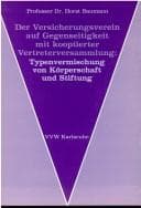 Tapa de Der Versicherungsverein auf Gegenseitigkeit mit kooptierter Vertreterversammlung