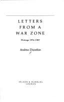 Tapa de Letters from a war zone
