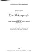 Tapa de Das Kleinaspergle