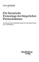 Tapa de Die literarische Demontage des bürgerlichen Patriarchalismus