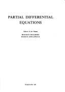 Tapa de Partial differential equations