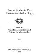 Tapa de Recent studies in Pre-Columbian archaeology