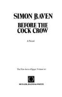 Tapa de Before the cock crow