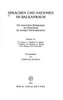 Tapa de Sprachen und Nationen im Balkanraum