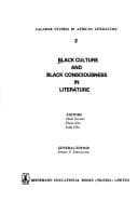 Tapa de Black culture and Black consciousness in literature