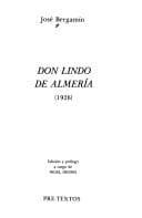 Tapa de Don Lindo de Almería, 1926
