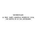 Tapa de Homenaje al prof. Darío Cabanelas Rodríguez, O.F.M., con motivo de su LXX aniversario