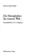 Tapa de Die Hieroglyphen der inneren Welt
