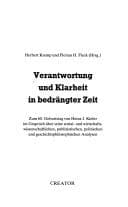 Tapa de Verantwortung und Klarheit in bedrängter Zeit