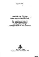 Tapa de Christlicher Glaube oder rassischer Mythus