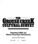 Tapa de The Grouse Creek cultural survey